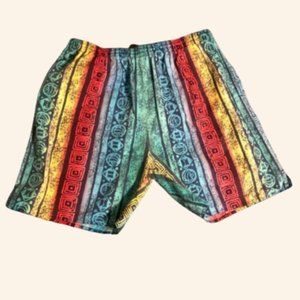 Vintage Eddie Bauer Multi Color Swim Trunks (XXL)